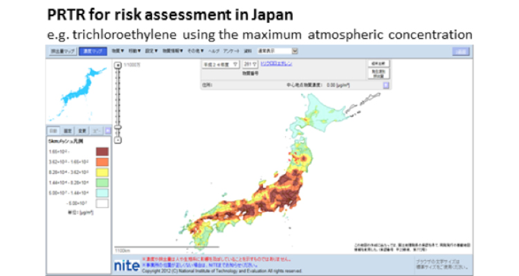 In Japan #PRTRs are used for risk assessment